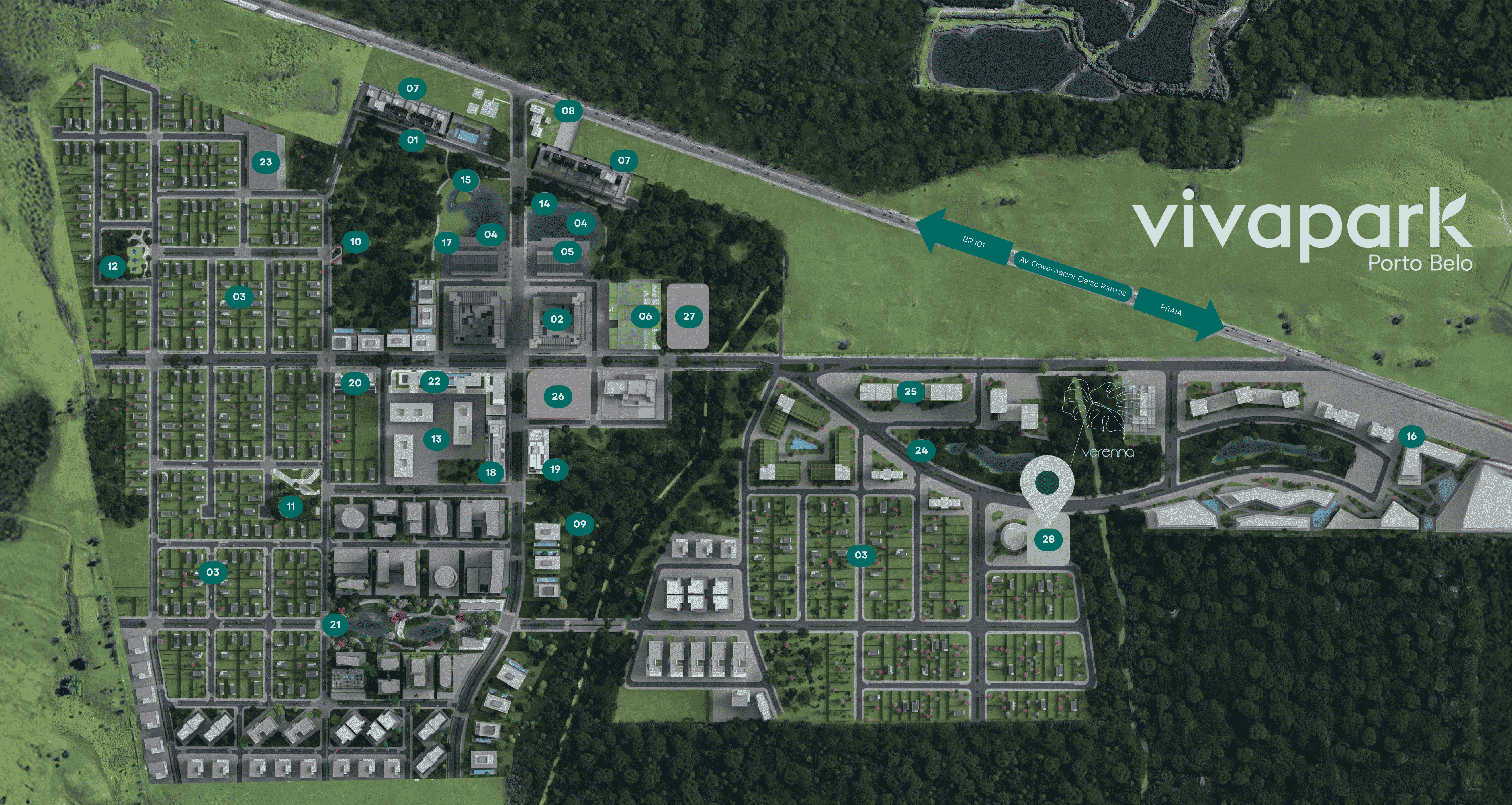 Masterplan do Vivapark Porto Belo